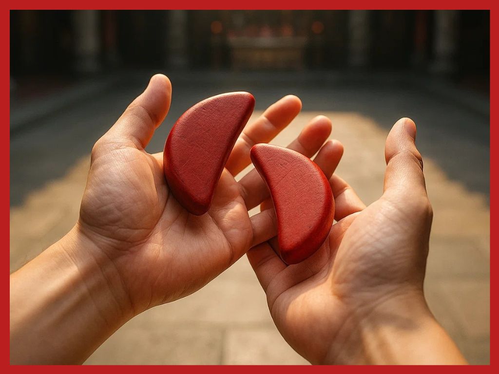 擲筊迎福謝平安